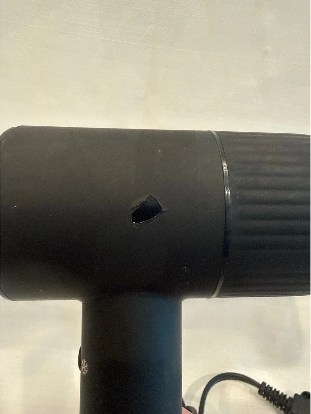 ion Black Compact Hair Dryer with Ionic Technology